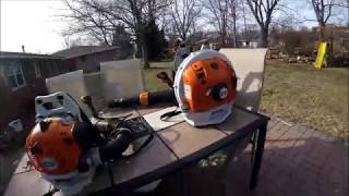 Lawn Care Vlog 48 Stihl BR 200 [upl. by Thorwald]