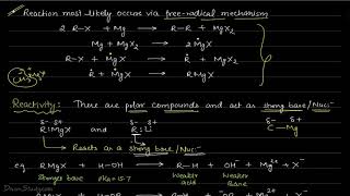 Grignard Reagent  Class 12  Chemistry [upl. by Essilec]