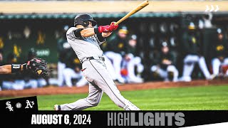 HIGHLIGHTS Andrew Benintendi Launches Homer in WIN Over A’s 8624 [upl. by Tema]