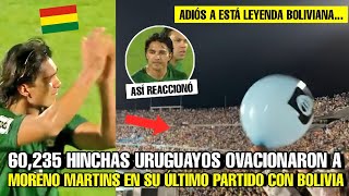 MARCELO MARTINS SALIO DE LA CANCHA Y 60235 HINCHAS URUGUAYOS LO OVACIONARON EN SU DESPEDIDA [upl. by Antoine]