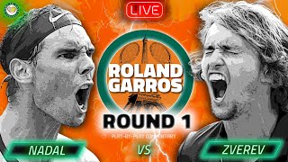 NADAL vs ZVEREV  Roland Garros 2024  LIVE Tennis PlayByPlay Stream [upl. by Llechtim183]