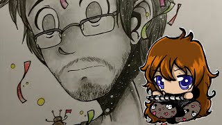 Markiplier Presentable Liberty  Drawing [upl. by Aeslek]