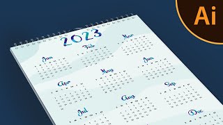 How to create a calendar in Adobe Illustrator [upl. by Leia]