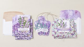 Lovely Lavender January 2024 Paper Pumpkin Kit [upl. by Novy]