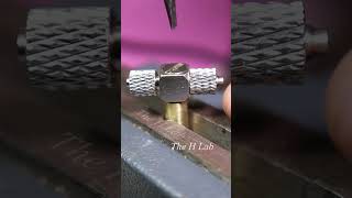 Homemade Hydraulic pump from brass  The H Lab part1 shorts [upl. by Ahgiela]