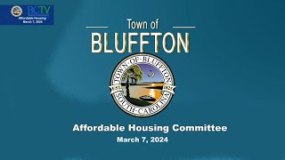 Affordable Housing Committee Meeting Thursday March 7 2024 at 1000 AM [upl. by Di]