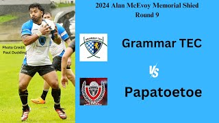 2024 Alan McEvoy Memorial Round 9  Grammar TEC vs Papatoetoe [upl. by Ayahs]