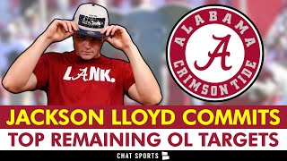 BREAKING Jackson Lloyd Commits To Alabama  5 Top OL Targets  Alabama Football Recruiting [upl. by Minardi]