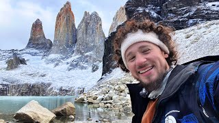 Torres del Paine frío dolor y belleza  PATAGONIA CHILENA [upl. by Edrea]