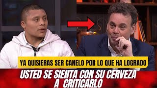 PITBULL CRUZ REVIENTA A DAVID FAITELSON ASÍ DEFENDIÓ EN VIVO A CANELO ÁLVAREZ DE LAS CRÍTICAS [upl. by Laekim]