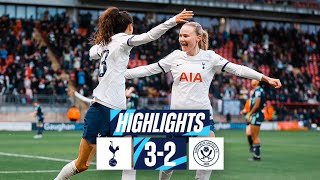 TOTTENHAM HOTSPUR 32 SHEFF UTD  HIGHLIGHTS  LATE COMEBACK IN FA CUP [upl. by Petite880]