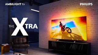 Philips AMBILIGHT QD MiniLED PML9019  The Xtra  TITAN OS  EISA BEST FAMILY TV 20242025 [upl. by Fedirko290]