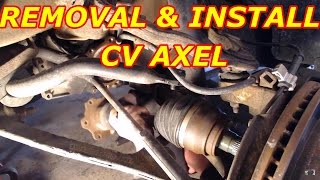 HOW TO REPLACE A CHEVY TAHOE CV AXLE [upl. by Drue]