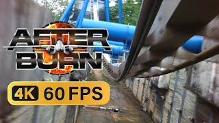 Front Row Afterburn POV at Carowinds  4K 60 FPS [upl. by Girardo839]