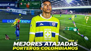 LAS MEJORES ATAJADAS DE LOS PORTEROS COLOMBIANOS EN 2024 [upl. by Ettevroc]