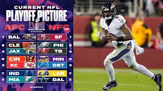 NFL Playoff Picture UPDATED Will the Ravens REMAIN ON TOP as the No 1 seed  CBS Sports [upl. by Horlacher]