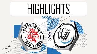 Highlights FC Winterthur  FC Wil 1900 [upl. by Egon]