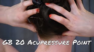 GB 20  Acupressure Headaches Neck amp Shoulder Pain [upl. by Tonl758]