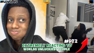 Extremely Reacting to WORLD most Unluckiest PEOPLE Pt2 [upl. by Bail866]