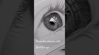 How to draw realistic eye 👀 drawingeye drawingshorts short art trending [upl. by Atilamrac814]