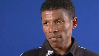 World Sport TV  Haile Gebrselassie Interview [upl. by Acey739]