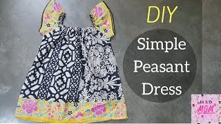 Sew Simple Peasant Dress [upl. by Cir367]