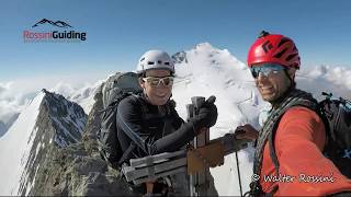 Lenzspitze  4294 m amp Nadelhorn 4327 m [upl. by Roath142]