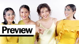 The Original Encantadia Sanggres Comment on Their Old Outfit Photos  Outfit Reactions  PREVIEW [upl. by Navetse]