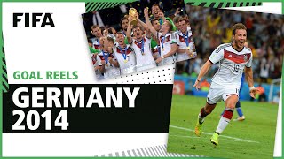 🇩🇪 All of Germanys 2014 World Cup Goals  Gotze Klose Muller amp more [upl. by Adnulahs278]