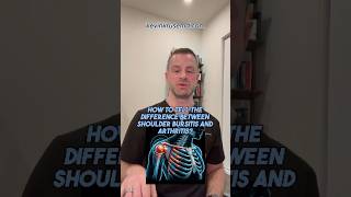 How To Tell The Difference Between Shoulder Arthritis And Bursitis shoulderarthritis orthopedics [upl. by Wain]