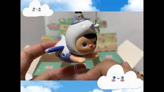 ☁️🌤開箱Pop Mart ～Pucky Flying Babies Series畢奇飛行寶寶系列☁️☁️💙 [upl. by Demb]