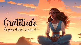 5 Minute Gratitude from the Heart Guided Meditation [upl. by Nawat]