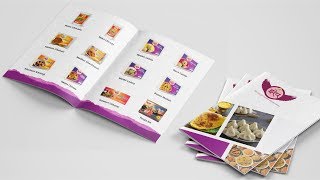 How to Make a Brochure Design  Catalogue Design  Flyer Design  CorelDraw [upl. by Eilhsa]