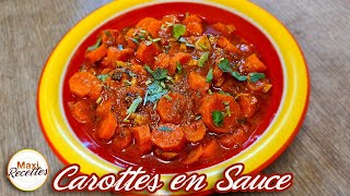 Carottes en Sauce à lAil et au Cumin  Recette Facile et Rapide [upl. by Rashidi]