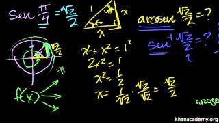 Funciones inversas trigonométricas arcoseno [upl. by Reifinnej883]