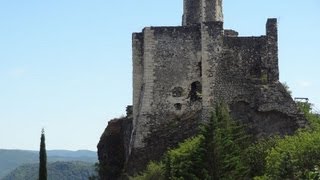 Rochemaure village médiéval Ardèche France  RhôneAlpes France [upl. by Eahsram]