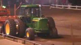 John Deere 6030 Farm Stock Pull with Dualls 2nd Pull [upl. by Jephthah384]