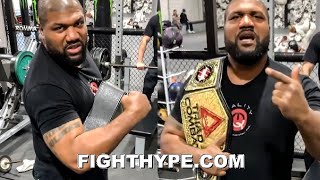 RAMPAGE JACKSON SENDS SHANNON BRIGGS A PUMPED MESSAGE PRESSES “MOST I EVER” WEIGHT TO “BEAT BOXERS” [upl. by Rapp]