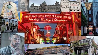 Visiting BELFAST  Places to see drink amp eat  City Walk Traditional Pubs Street Art Buildings [upl. by Madancy]