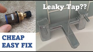 Dripping Tap  Easy Ceramic Cartridge Fix DIY PLUMBING TIP [upl. by Harutak]