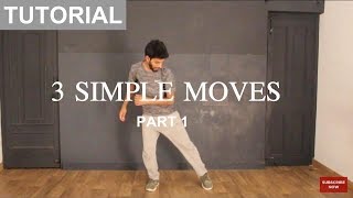 How to Dance  Basic Dance Steps for beginners  3 Simple Moves  Part 1 [upl. by Encratis]