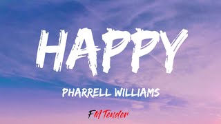 Happy From Despicable Me 2  Pharrell Williams Lyrics [upl. by Sucam]