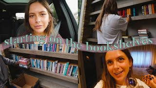 vlogtober 23 10 starting on the bookshelves [upl. by Bahner]