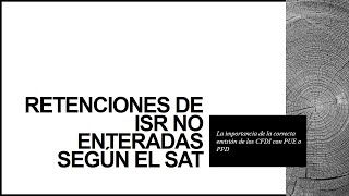 Retenciones ISR [upl. by Farrell]