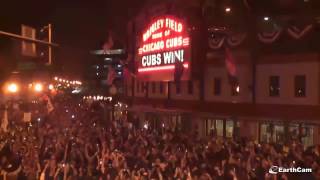 Wrigley Field 2016 Cubs World Series LIVE REACTION HD [upl. by Anirahtak]