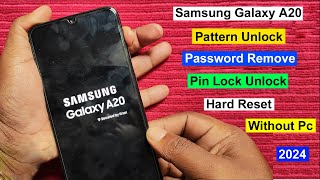 Samsung A20 Hard Reset  Factory Reset Samsung A20  Forget PinPasswordPattern Samsung A205FGM [upl. by Thorr]