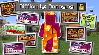 I tried beating Minecrafts most ANNOYING Difficulty [upl. by Ellevel]