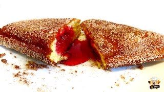 STRAWBERRY JAM FILLED DONUT JAFFLE [upl. by Lamond]