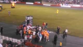 Miller and Myers wreck fight at Bowman Gray [upl. by Anaej]