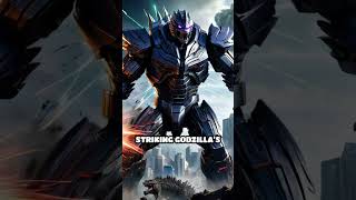 Witness the ultimate showdown as Megatron battles Godzilla in an epic clash of titans Who will [upl. by Taro]